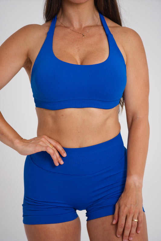 ORIGIN HALTER TOP COBALT